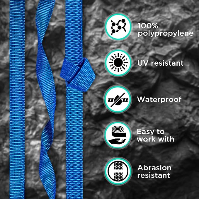 Webbing Strap, 3/4" to 2", 10-50 Yds, EDC gear, backpack repair and pet dog - Image 3