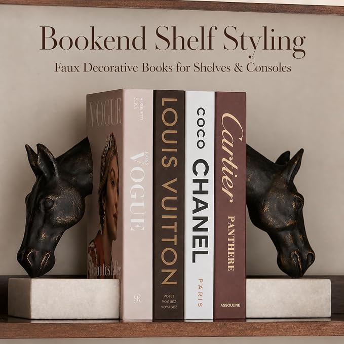 4-7 Pieces Fashion Decorations Book Set. Premium Aesthetic Faux Books - Image 8