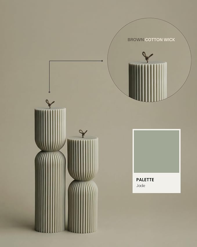 LAWA Hourglass Pillar Candle - Image 3