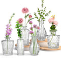 Mini Glass Bud Vases by KETWOD