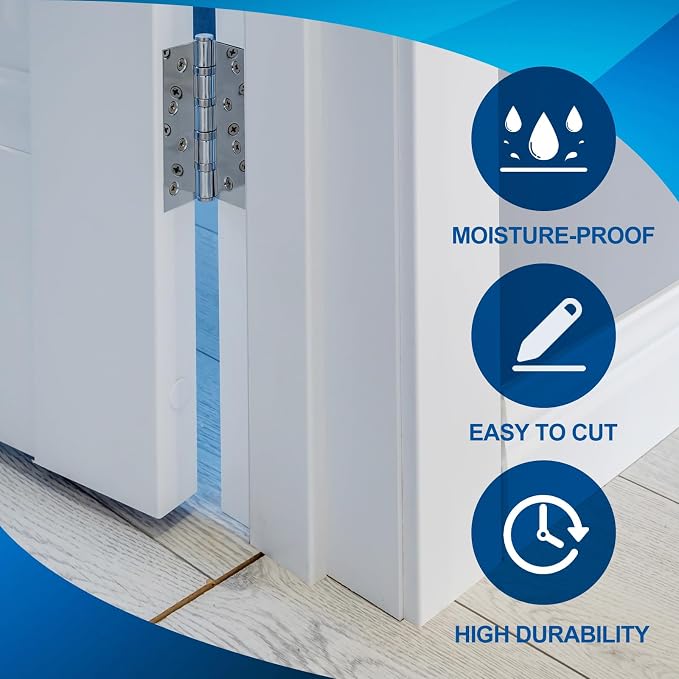 CroBlissful 1 Set 12 Inch L x 4-9/16 Inch W x 1-1/4 T Exterior Door Jamb Repair - Image 5