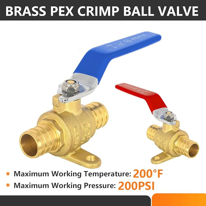 40PC HeSun 3/4 Inch PEX Ball Valves - Image 5