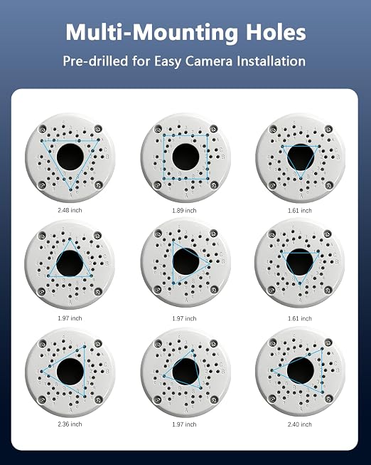 Metal Aluminum IP66 Waterproof Bullet Security Camera Junction Box - Image 9