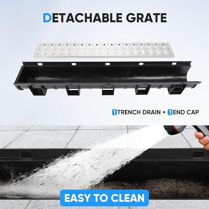 FAHKNS Trench Drain System, HDPE Channel Drainage - Image 3