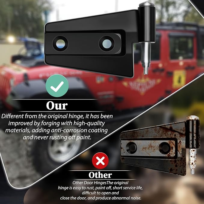 Jeep Wrangler JK Outside 4 Door Hinge - Image 6