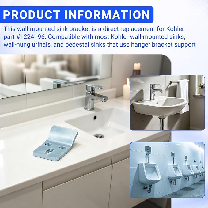 1224196 Sink Wall Mount Bracket Fit - Image 3