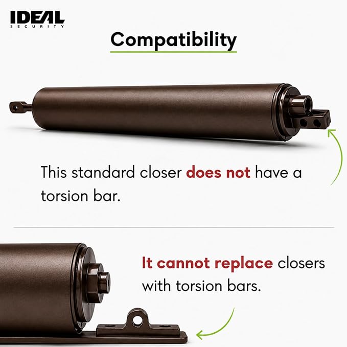 Ideal Security Heavy Duty Storm Door Closer - Image 4