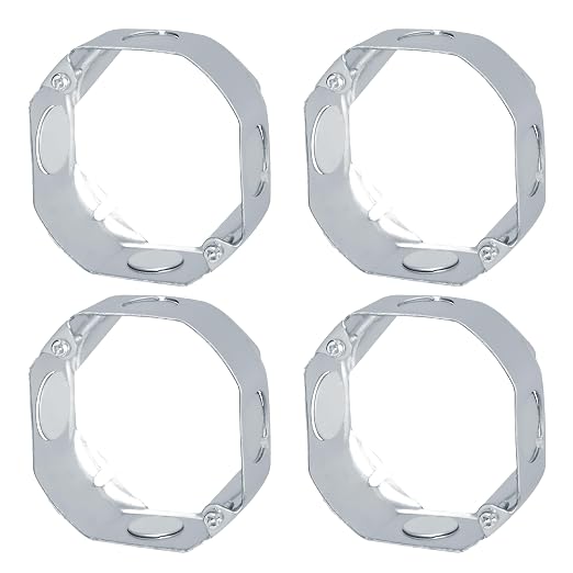 4" Square Steel Work Box Extension Rings| 1-1/2" Deep Box Ring by OhLectric