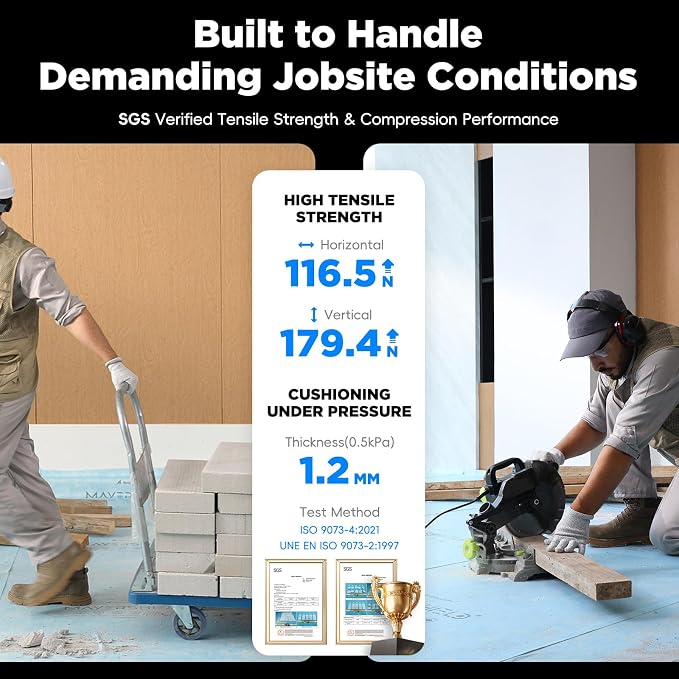 Mayershield Pro Breathable Self-Adhesive Temporary Floor Protection - Image 6