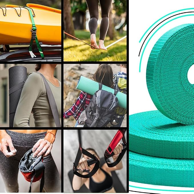 Webbing Strap, 3/4" to 2", 10-50 Yds, EDC gear, backpack repair and pet dog - Image 6