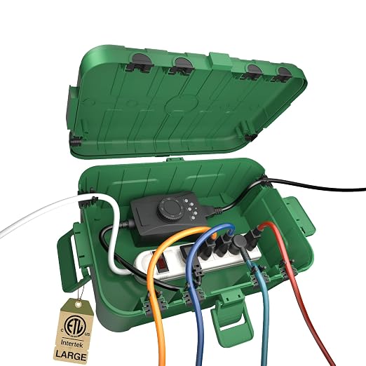 Large Outdoor Electrical Box Waterproof, by FLEMOON