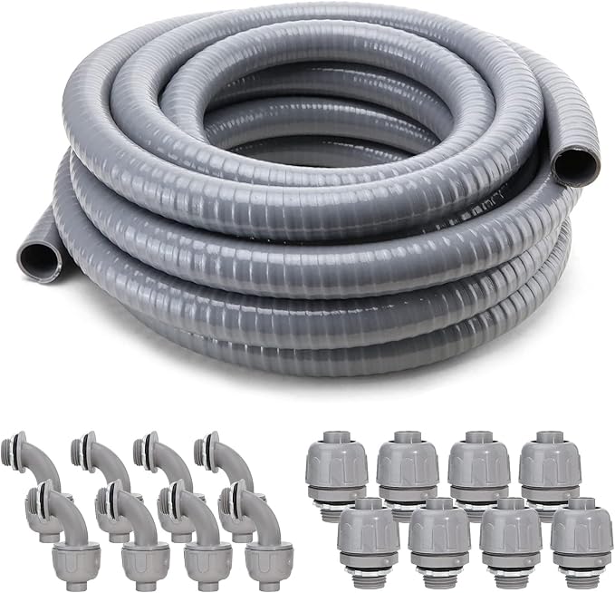 DWALE Liquid-Tight Conduit and Connector Kit, Flexible Non Metallic Liquid by DWALE