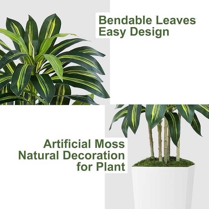 6FT Artificial Dracaena Tree - Image 9