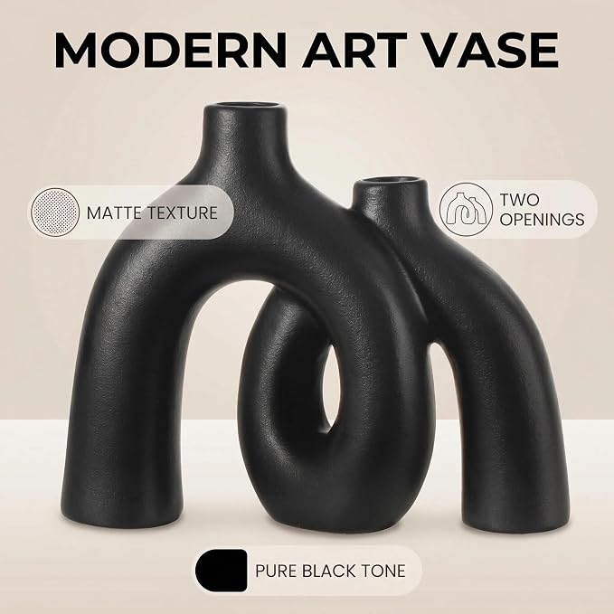 CEMABT Modern Nordic Boho Vase Set - Image 2