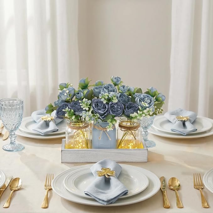 Mkono Mason Jar Lights Centerpieces - Image 2