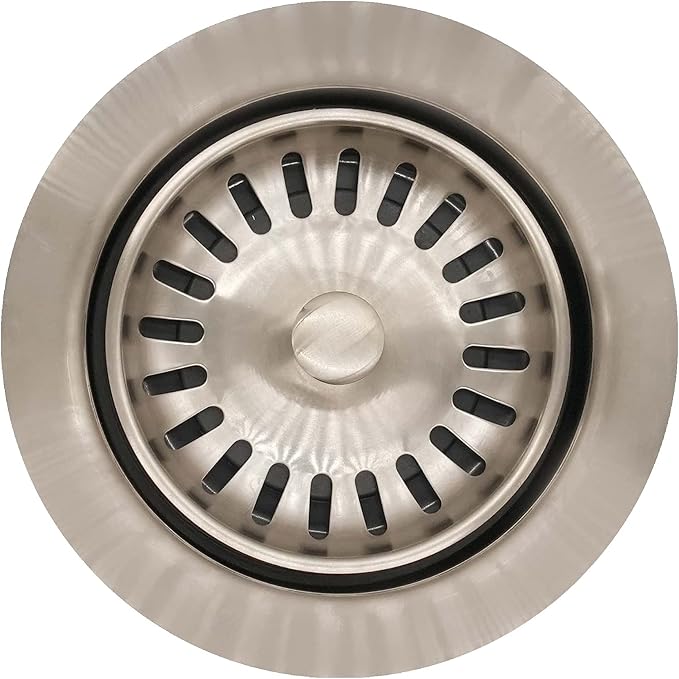 Westbrass D2082S-07 3-1/2" Extra-Deep Collar Kitchen Sink Waste Disposal Flange - Image 2