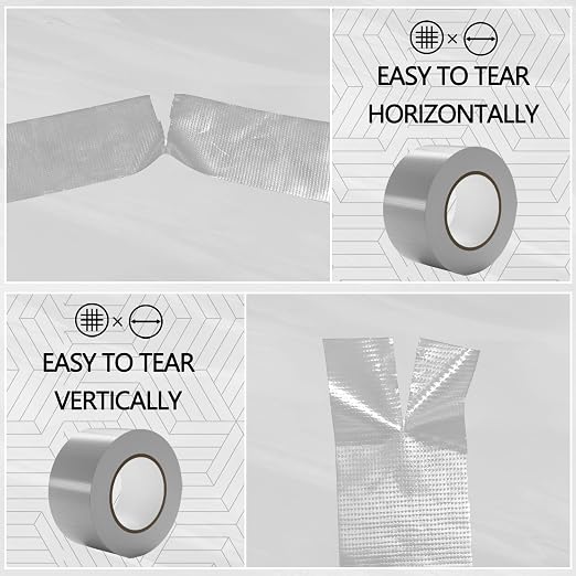 SWRT 24-Pack Silver Heavy Duty Duct Tape Strong Adhesive, 2 Inch x 720 Yd Duct - Image 4