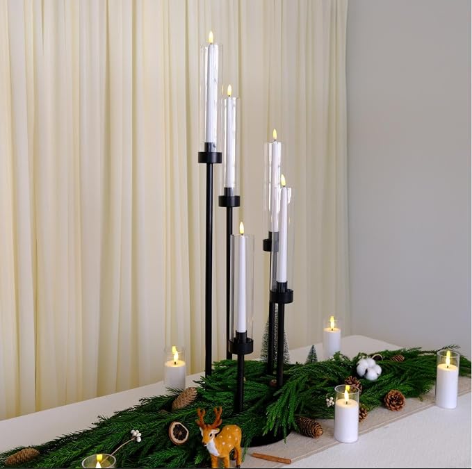 35inch 10pcs Black Candelabra Centerpieces - Image 5