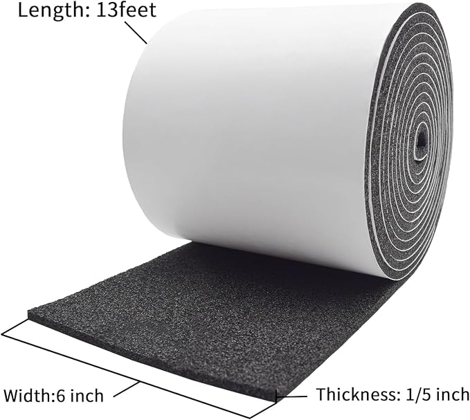 DOBTIM Pipe Insulation Foam Wrap Tape, Insulation Tape - Image 2