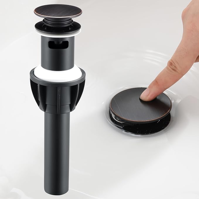 TIORIY Pop Up Bathroom Sink Drain by TIORIY