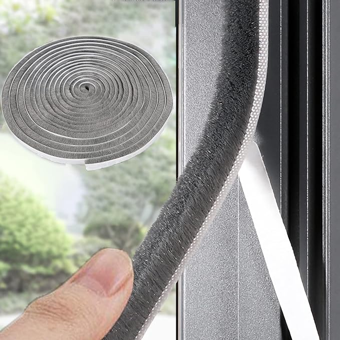 Weather Stripping Door Window Seal Strip 33 Ft, Selfadhesive Strong Adhesion by UpinFun