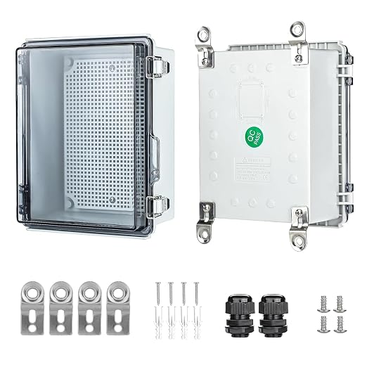 Junction Box Waterproof Outdoor Electrical Box IP67 ABS Project Enclosure | by IGEYAPA