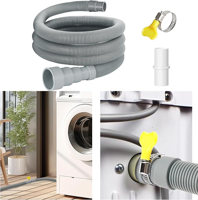 10ft Universal Washing Machine Drain Hose Extension Kit - Image 6