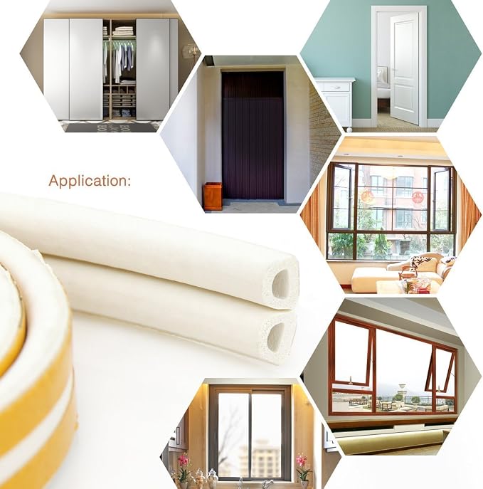 CloudBuyer Door Weather Stripping, Soundproof Insulation Seal Strip - Image 7
