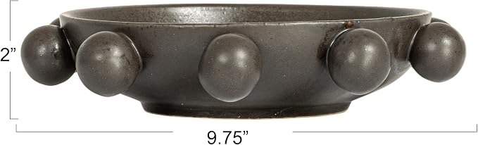 Bloomingville 9.75 Inches Stoneware Bowl - Image 2