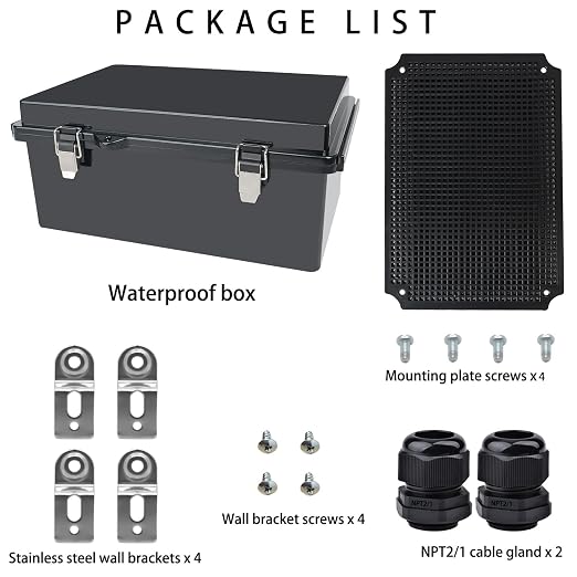 Waterproof Electrical Box Junction Box Weatherproof IP67 ABS Plastic Enclosure - Image 4