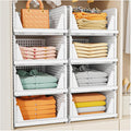 Upgraded Closet Organizers and Storage, Stackable Closet Organizer Basket | 5 by SNSLXH