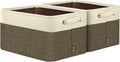 BALEINE 2 Pack Fabric Closet Storage Bins by BALEINE