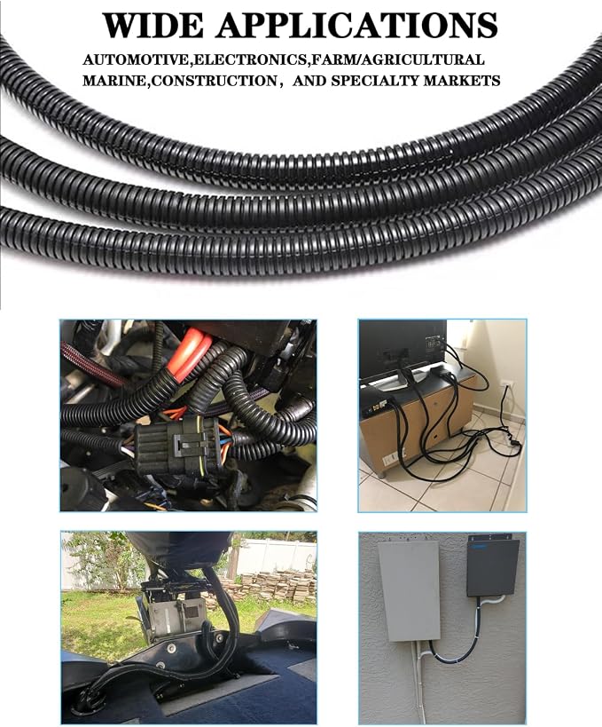 1/4 Inch Wire Loom Split Tubing - Image 5