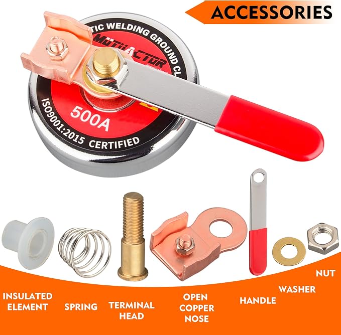 MUTUACTOR 500 AMP Magnetic Welding Ground Clamp - Image 7