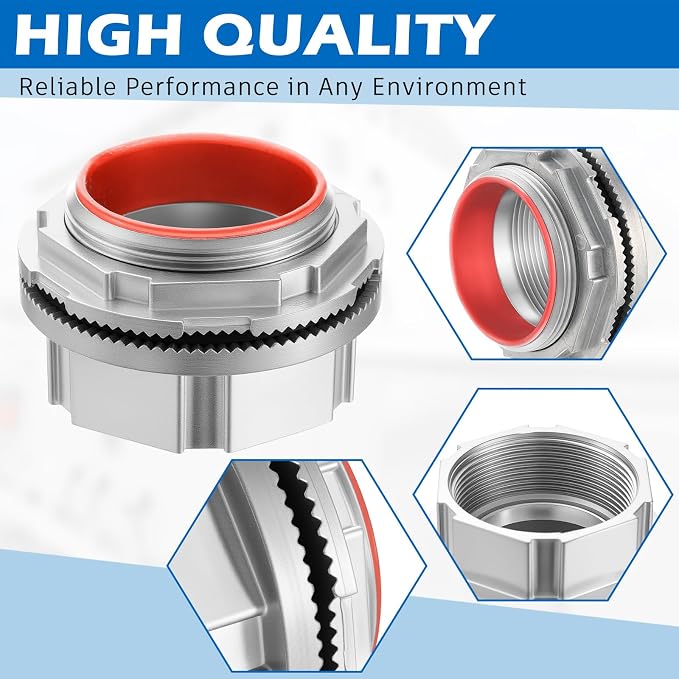 Relaxweex 2 Pcs 2 Inch Watertight Conduit Hub Fittings - Image 4