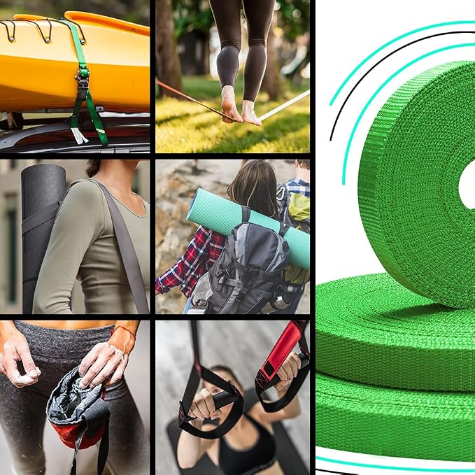 Webbing Strap, 3/4" to 2", 10-50 Yds, EDC gear, backpack repair and pet dog - Image 6