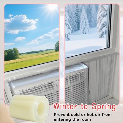 Window Sealing Tape, Window AC Insulation Tape, 3 Inch x 99 FT | Waterproof - Image 7