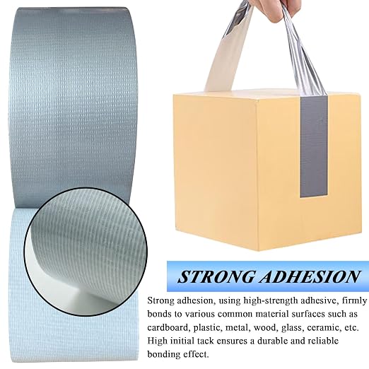 3pcs Duct Tape Heavy Duty for Ductwork Repair - 65 FT*2 Inch*190μm - Image 3