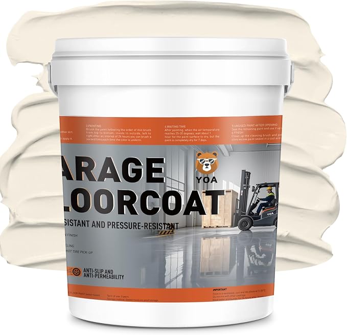 YOA Professional Epoxy Floor Coating, Acrylic Concrete Paint, Suitable by YOA