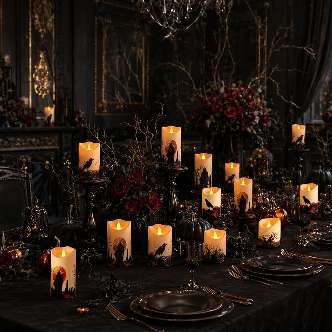 Artmarry Flameless Candles 4" 5" 6" Outdoor Indoor Pillars Battery Operated - Image 4