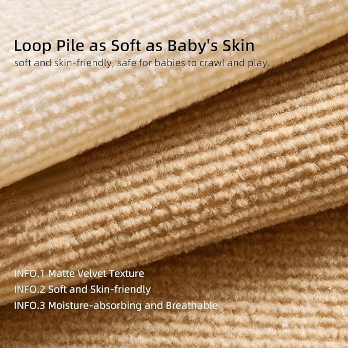 25pc 12" x 12" Self-Adhesive Carpet Tiles, Economical Temporary Flooring - Image 7