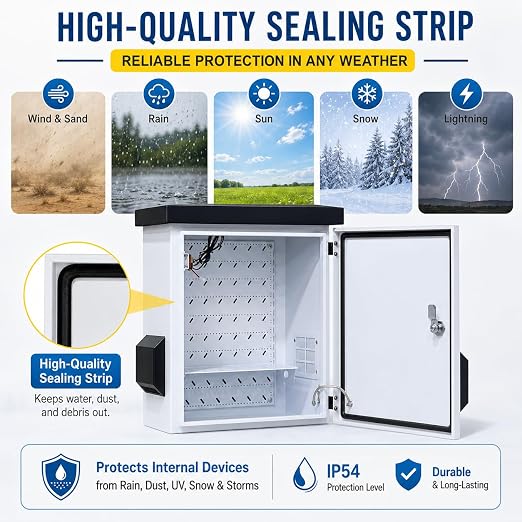 Outdoor Electrical Box, Weatherproof Electrical Enclosure - Image 8