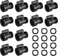 12 PCS 3/4'' Plastic Garden Hose Shut Off Valve, Water hose Shut-Off Ball Valve by Vtenyeo