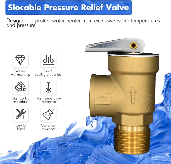 VAV 3/4" Pressure Relief Valve, 150 PSI, CSA Listed - Image 2