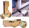 2 Pack Sliding Patio Door 1-1/4 Inch Tandem Roller Assembly, Steel Ball Wheel by Augenweide