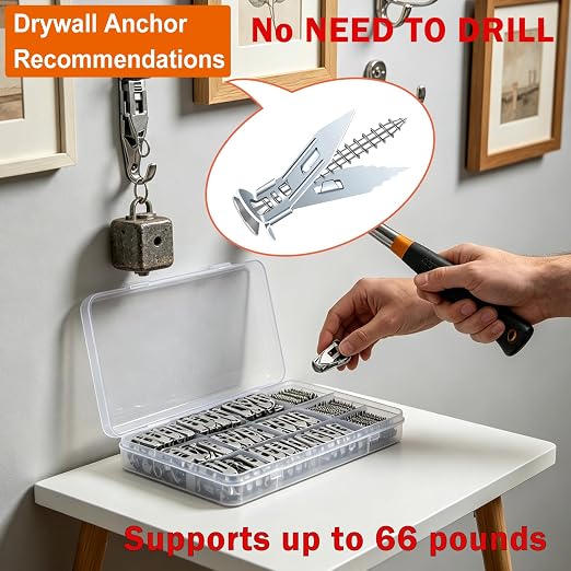 130 PCS Self Drilling Drywall Anchors - Image 4
