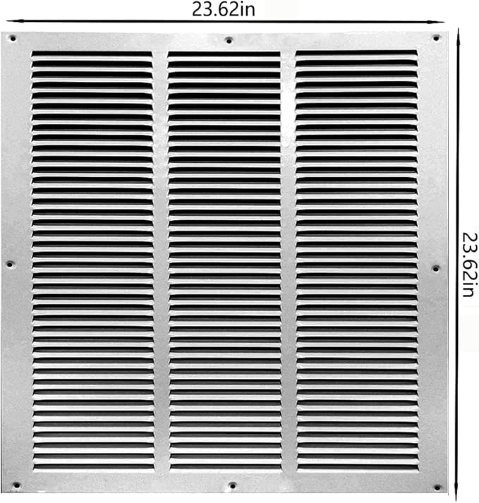 24”x 24”Return Air Grille Aluminum Louvered Vent Cover - Image 7