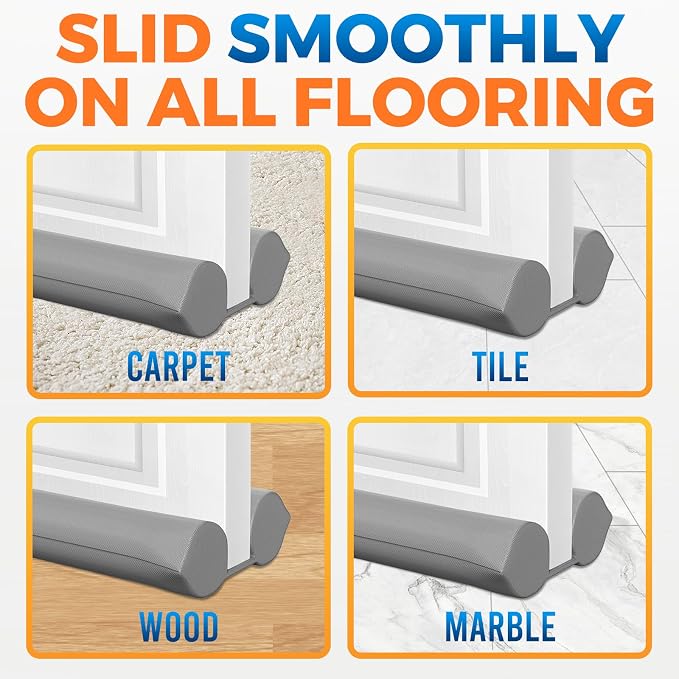2 Pack Under Door Draft Stopper - Image 8
