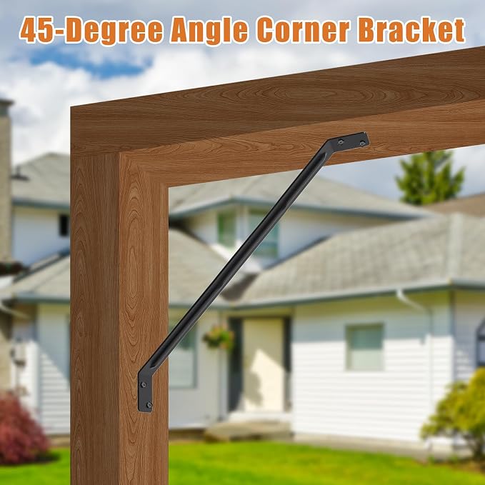 4 Pcs 4"x4" 3 Way Right Pergola Brackets | DIY Pergola Kit - Image 6