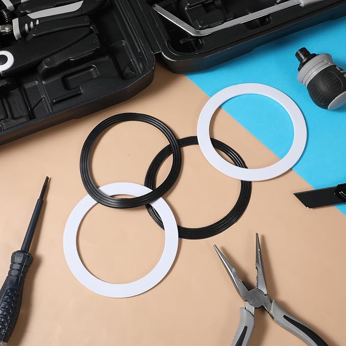 4 PCS Silicone Sink Strainer Seal Kit, 2 O-Rings Gasket - Image 7